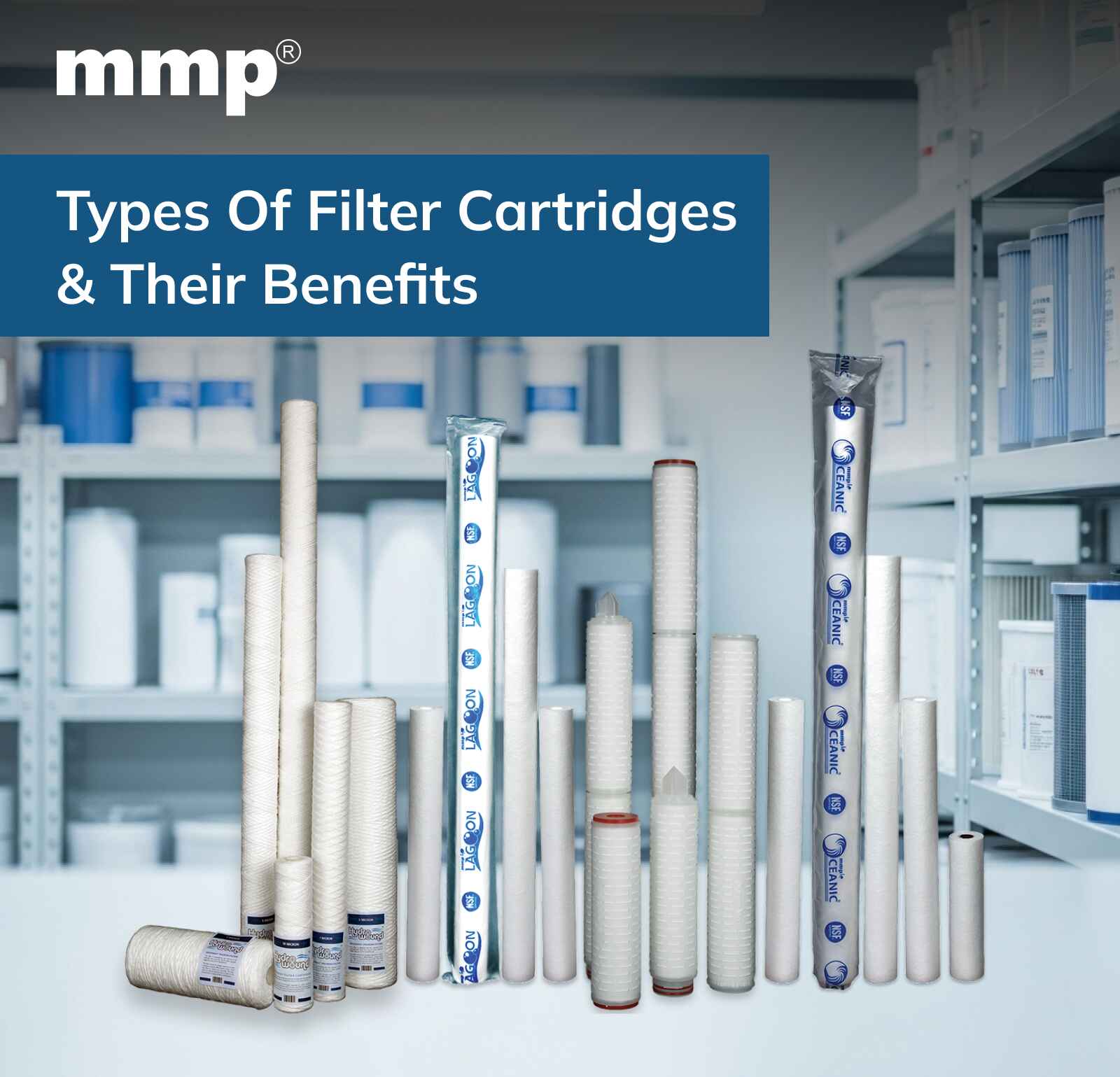Types of Filter Cartridges and Their Benefits – A Detailed Guide by mmp®