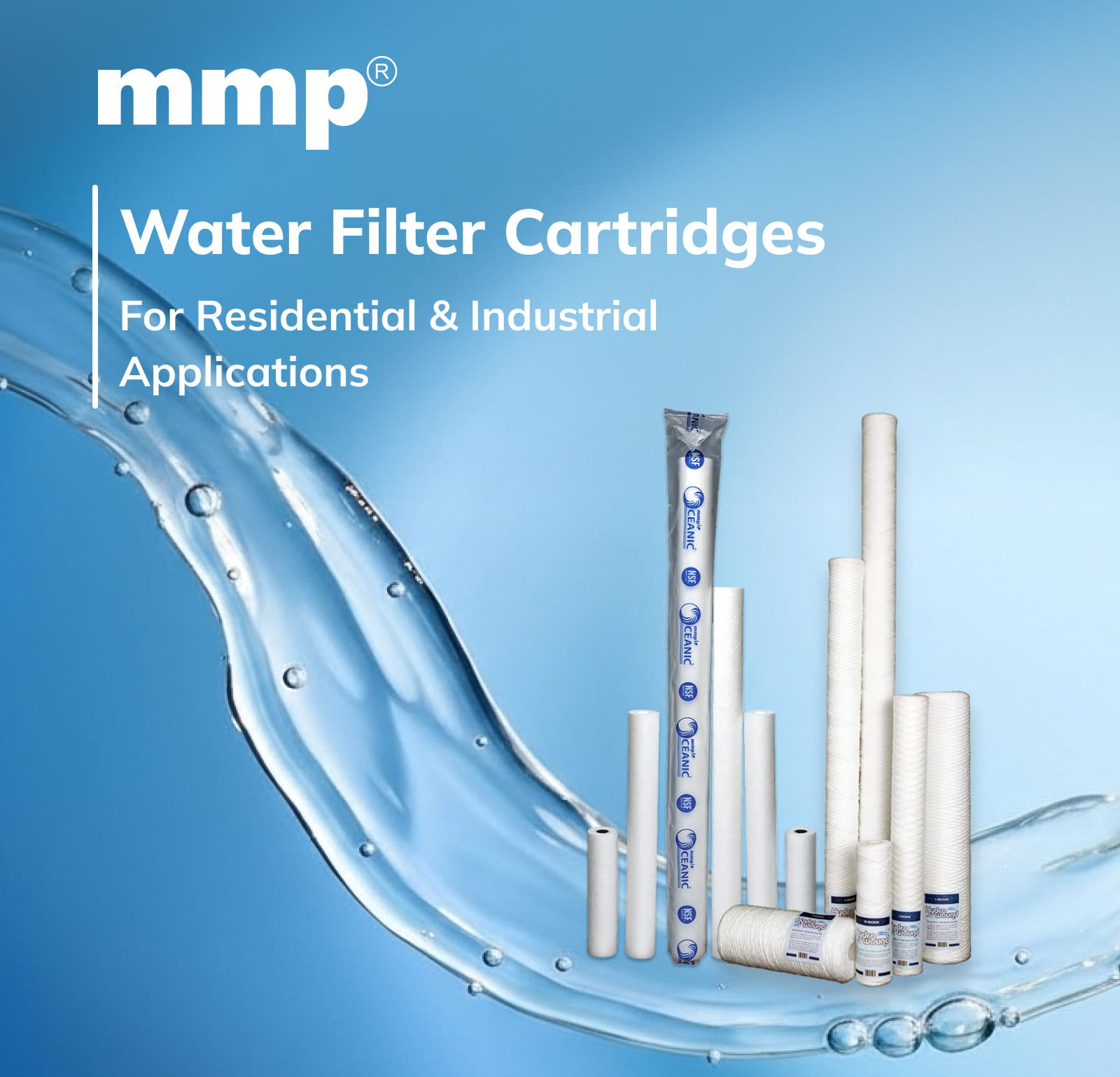 From Residential to Industrial – Complete Water Filter Cartridge Solutions