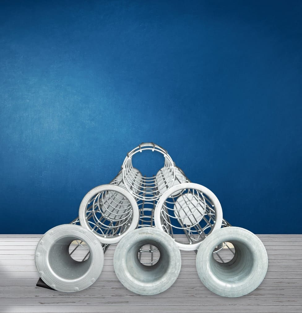 Cages for Dust Collector Filter Bags